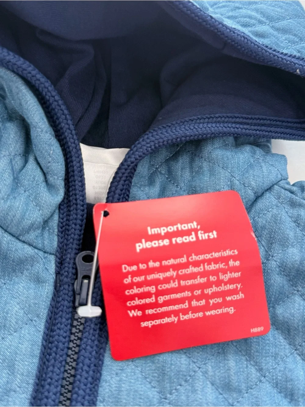 NWOT Hanna Andersson baby hooded jacket 12-18 months or 18-24 months